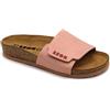 LEON 4022 Sandali Zoccoli Sabot Pantofole Scarpe di Pelle, Donna, Rosa, EU 40