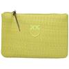 Pinko Bag Pochette in Rafia Art. 106763A39Y (VV0Q - Verde Mela)