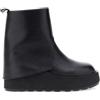 CAFèNOIR - Tronchetti In Pelle Con Risvolto E Plateau, Da Donna, Colore Nero, Taglia 36