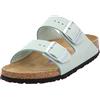 Birkenstock 1024213 Arizona SFB matcha, Nubuck Leather PIANELLE Uomo, Matcha EU 37