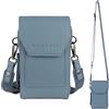 bugatti Almata portafoglio a tracolla con scomparto per smartphone, borsa crossover da donna, blu