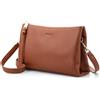 befen Borsa da Donna Piccola in Vera Pelle, Borsa a Tracolla da Donna con Protezione RFID, Custodia per Cellulare in Pelle con Tracolla Regolabile