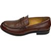 Valleverde Mocassini Uomo 17902 in Pelle Brown EU 44