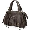 Gave Lux Borsa Erisia Camoscio Stampato Donna - Tracolla Rimovibile Made in Italy