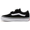 Vans Ward V, Scarpe da ginnastica, Unisex - Bambini e ragazzi, (Suede/Canvas) Black/White, 32.5 EU