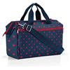 reisenthel Allrounder S Pocket - Borsa da dottore per viaggi, lavoro e tempo libero - con pratica funzione trolley, Couleur: rosso, Colore: rosso, s