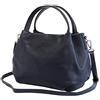 AMBRA Moda borsa a mano di donna, borsa a tracolla, borsa a spalla italiana in vera pelle dollaro GL023