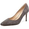 Castamere Scarpe col Tacco Donna Punta Appuntito Moda Tacco a Spillo 8.5CM Grigio Scamosciato Scarpe EU 37