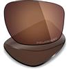 Mryok Lenti di ricambio per occhiali da sole Oakley Sliver XL OO9341, polarizzate HD, protezione UV, resistenti agli urti e perfettamente adattabili, Bronzo Marrone, Taglia unica
