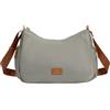 Nordace Siena Hobo - Borsa a tracolla con tasca sicura con blocco RFID e scomparti nascosti per borsa a tracolla da viaggio, Grigio, Normal