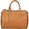 Chicca Borse Borsa donna bauletto a mano 30x23x18cm vera pelle dollaro artigianale