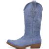 IF Fashion Scarpe Stivali Stivaletti Alla Caviglia Camperos Texani Primaverili Estivi Traforati da Donna C19004-5 blu jeans N.37