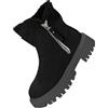 Generico Scarpe Invernale Donna Stivali Pianta Larga Donna Scarpe invernali comode in cotone antiscivolo per le donne stivali da neve Waetpoof Saldi Stivaletti Donna Stivali Polpaccio (Black, 39)