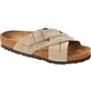 Birkenstock Lugano Desert Buck Faded Khaki, Nubuck Leather Verde 45