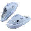 Lanivic Ciabatte Squalo Donna Uomo Impermeabile Invernali Pantofole Peluche Adulto Scarpe Interno E da Esterno Blu EU 37 38