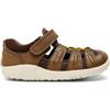 Bobux I-Walk Summit Sandals - Sandali da bambino con lacci incrociati, marrone, 25 EU