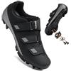 Hixingo Scarpe Uomo MTB SPD Donna Scarpe Mountain Bike Compatibili Pedali SPD, Unisex MTB Scarpes Ciclismo Traspirante All'aperto per Bici 36-47EU (Nero,41)