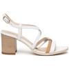 Nero Giardini E410442D Sandali Donna in Pelle - Bianco 37 EU
