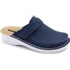 LEON V263 Zoccoli Sabot Pantofole Scarpe, Donna, Blu, EU 40