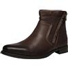 Jamron Uomo Vera Pelle Occidentale Vintage Chukka Chelsea Derby Stivali Cerniera Lampo Stivaletti