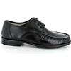 Generico Le COMODONE - Mocassino Stringato in Pelle Nera…con Lacci Mattia (Numeric_42)