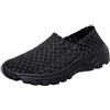 Icegrey Sandali con Zeppa Estivi Donna Sandali Intrecciati Scarpe Chiuse Mary Jane Intrecciate Traspiranti Scarpe da Ginnastica, Nero, 38