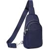 befen Borsa a Tracolla Donna, Mini Sling Bag Vera Pelle Zaino Monospalla Marsupio Tracolla Elegante Borsello Tracolla Viaggio Antifurto per Trekking, Lavoro, Sport