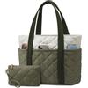 LOVEVOOK Borsa shopper da donna, leggera, buffer Tote Bag borsa da lavoro, borsa a tracolla per computer portatile, borsa a tracolla per insegnanti, borsa a mano da donna, per università, ufficio