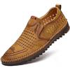 TangDao Mocassini da Uomo Comodi Finta Pelle Slip On Penny Loafer Leggere Scarpe da Guida Passeggio Casual Scarpe da Barca,44,Marrone Vuoto