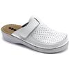LEON V263 Zoccoli Sabot Pantofole Scarpe, Donna, Bianco, EU 37