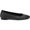 Frau 91K2, Ballerina in Rafia con Punta in Pelle da Donna (Nero, Sistema Taglie Calzature EU, Adulto, Numero, Media, 39)