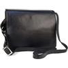 VISCONTI - Borsa a Tracolla in Pelle - Borsa Messenger da Lavoro Donna - Cartella Media - 754 Tess - Nero