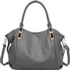 Miss Lulu Borsa Tracolla Donna Grande, Tote Bag PU Pelle Università Viaggio, Borsa da Lavoro Impermeabile, Tracolla Regolabile