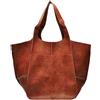 Anopo Extra Grande Borsa Tote per Donne Morbido Pelle XXL Boho Secchiello Borsa a Mano Oversize Portare Borsa a Tracolla per Lavorare Viaggio Marrone