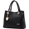 AINUOEY Donna Borse a Mano Borsa a Spalla Elegante Grandi Firmate Marca Tracolla Antifurto PU pelle 73501 1 pz Nero
