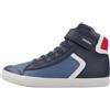 Geox J Gisli Boy A, Scarpe da Ginnastica Bambini e Ragazzi, Blu Red, 29 EU