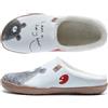 UIN Pantofole da Donna in Inverno Mules Zoccoli Comodi e Caldi per Uso Domestico Peluche Mule Pelliccia Indoor Scarpe Antiscivolo,Essere con Te, 41 EU