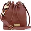 Catwalk Collection Handbags - Borsa a Tracolla con Coulisse in Pelle - Borsa a Secchiello da Donna - Rochelle