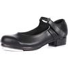 HIPPOSEUS Scarpa da Ballo per Bambina Nera per Principianti/Mary Jane Scarpe da Ballo per Tip Tap con Velcro, EU 35