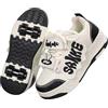 Hixingo Scarpe con Rotelle, Scarpe da Skateboard Multifunzionale 2 in 1, 30-40 EU Pattini a Rotelle con Gancio e Anello per Principianti, Bambini (Nero,37)