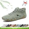 LOVEWLVNCL Stivali Alti Fatti a Mano alla Moda da Donna, Scarpe da Passeggio a Piedi Nudi Stivali Chukka Traspiranti Leggeri Antiscivolo da Donna Mocassini Piatti for Escursionismo e Camminata ( Color : Light gr