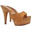 Kiara Shoes Zoccoli donna con fascia in camoscio - Made in Italy - K93001 CAM C