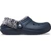 Crocs Classic Fleece Lined Clog, Zoccoli Unisex-Adulto, Marina Militare, 41 EU