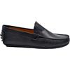 Malu Shoes Mocassino Barca Uomo Nero Comfort Casual Made in Italy in Vera Pelle Nappa Fondo Antiscivolo Gomma Estiva (42 EU)