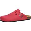 Lico Zoccoli morbidi unisex Bioline, Colore: rosso, 40 EU