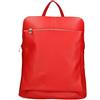 Chicca Borse Borsa Zaino Donna in Pelle Made in Italy 29x37x11 Cm