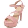 LarDorLin Donna Tacco a Spillos Estate Plateau Sandals Semplici