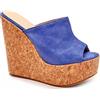 Toocool - Scarpe Donna Zeppe Zeppa zatteroni Scamosciati Sughero Tacchi Alti Plateau CA128