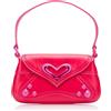 Pinko 520 Shoulder Baby Naplack Vintage+Strass, Borsa Donna, Taglia Unica