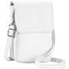 befen Piccola Borsa a Tracolla in Vera Pelle per Donne, Borsa a Tracolla per Telefono Cellulare con Slot per Carte di Blocco RFID